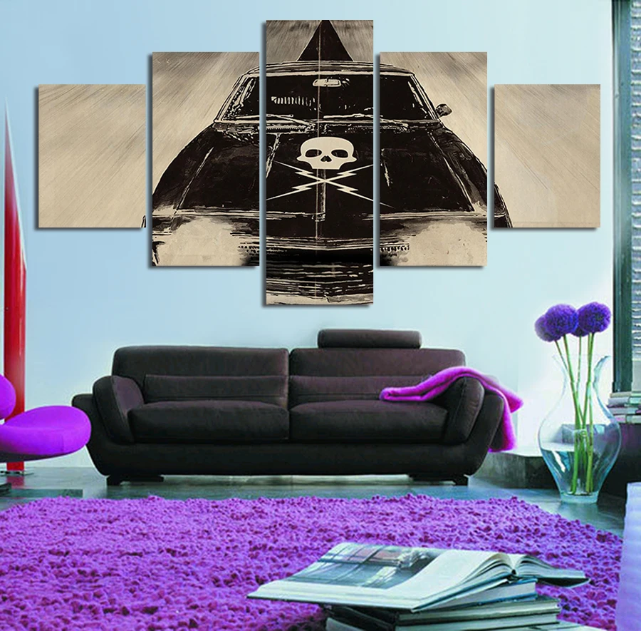 Новинка 2019 хит цифровой художественный Рисунок в виде машин черепов защита от