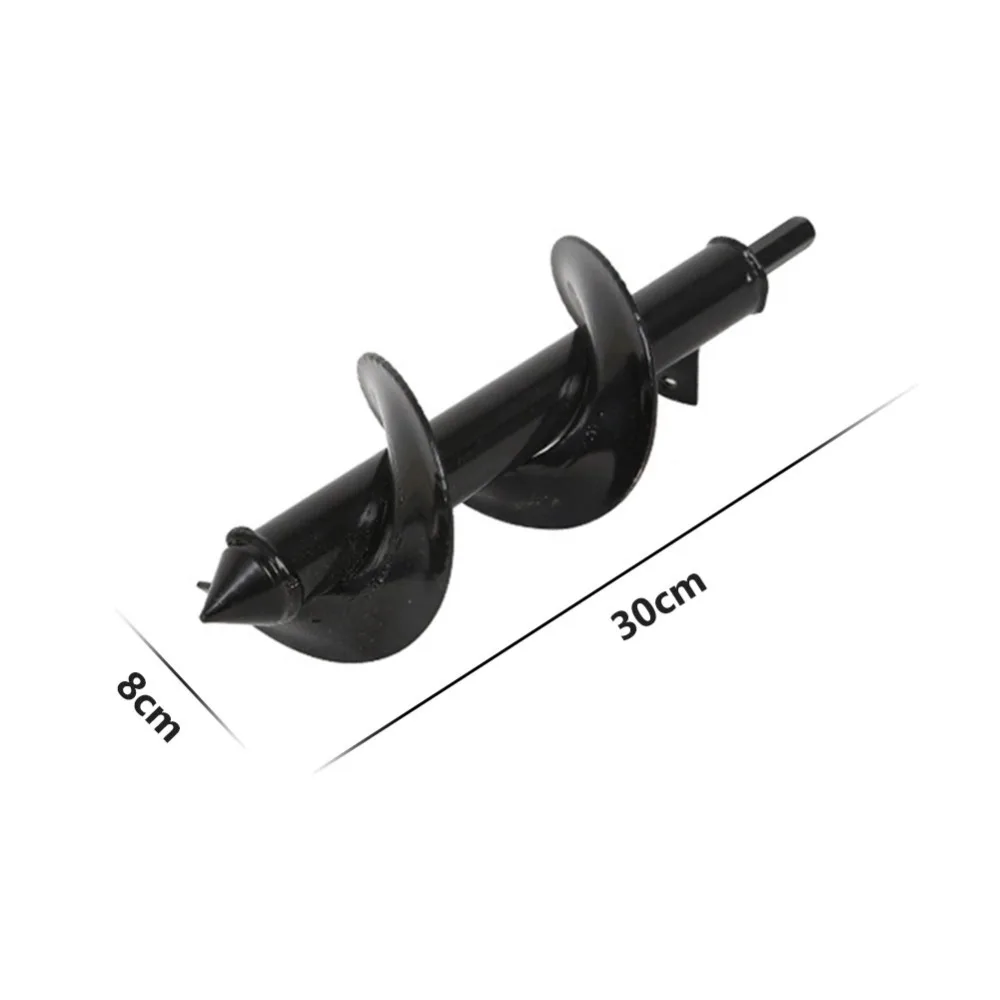 Garden Grass Plug Plant Flower Bulb Auger Rapid Planter Post or Umbrella Hole Digger for Hex Drive Drill Power Tool Accessories