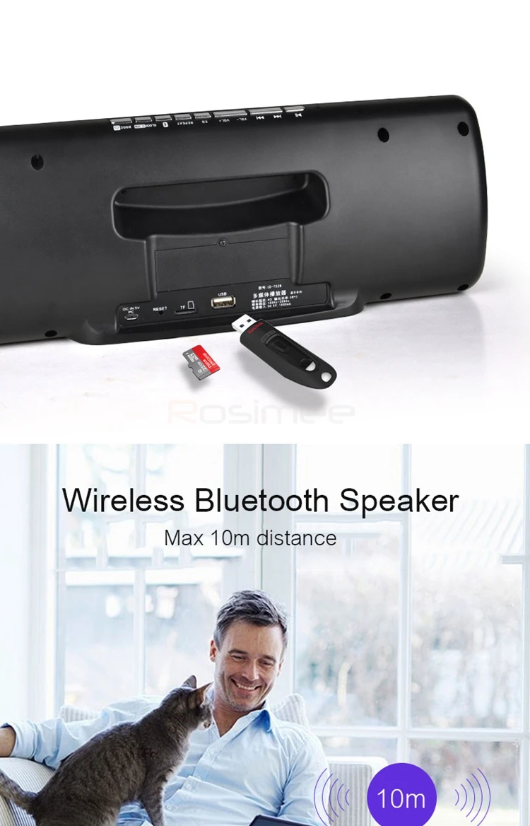 LEADSTAR FM радио Bluetooth динамик Handfree глубокий бас беспроводной динамик со светодиодный дисплей Пульт дистанционного управления микрофоном suppoero TF карта USB