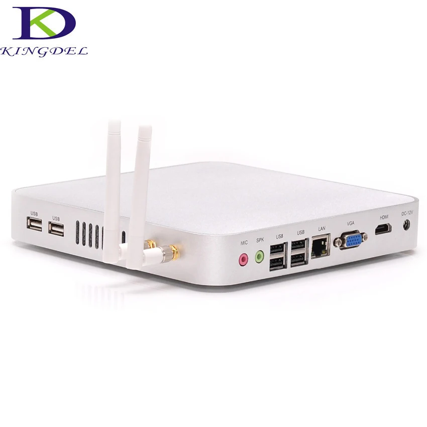 Intel Celeron 1037U двухъядерный 1 8 ГГц мини ПК неттоп Barebone max Гб ОЗУ Wifi 1080P HDMI 3D игровой