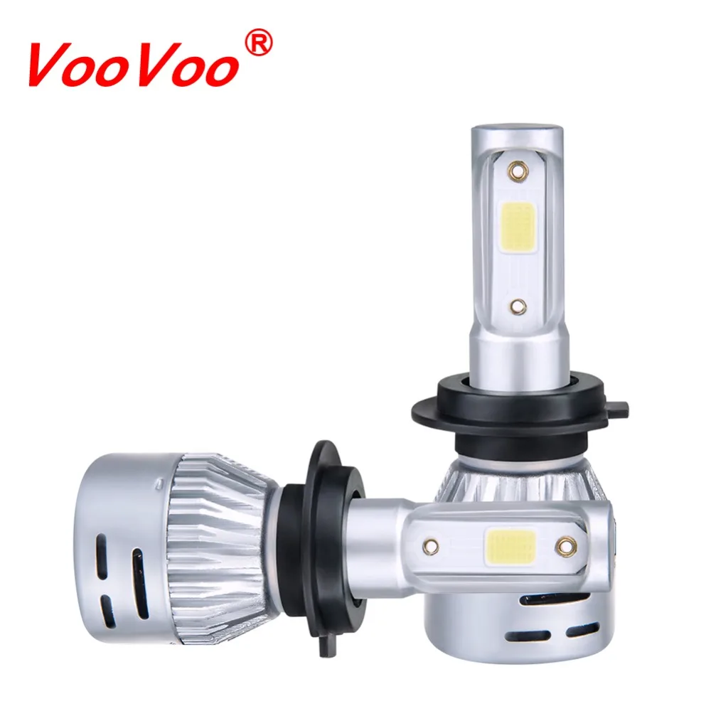 VooVoo 2 шт. H4 H7 Светодиодные Автомобильные фары 72 Вт 9005 лм 9006 4300 H11 3000K 8000K 12 В ближние и