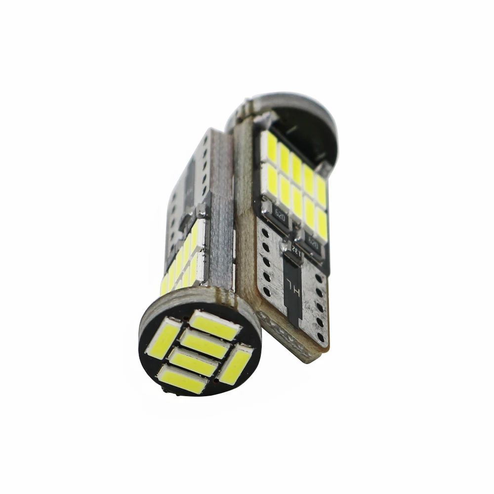 YSY 100x t10 w5w светодиодный Белый 26SMD 4014 лампы 194 168 501 Светодиодная лампа авто