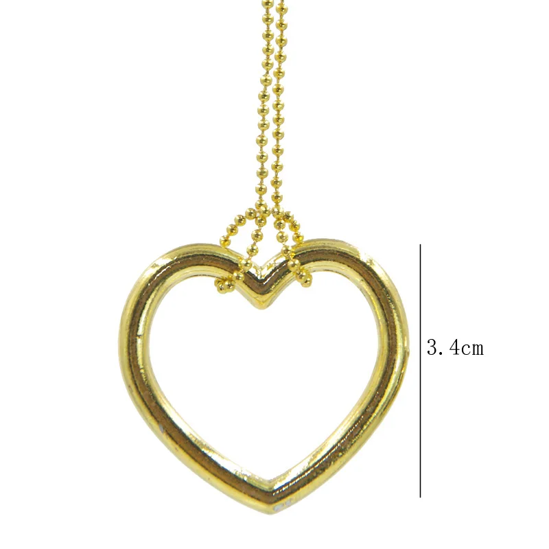 Детский подарок (золото) закрыть Magic с забавным Сердце Узел длинные цепочки Logic