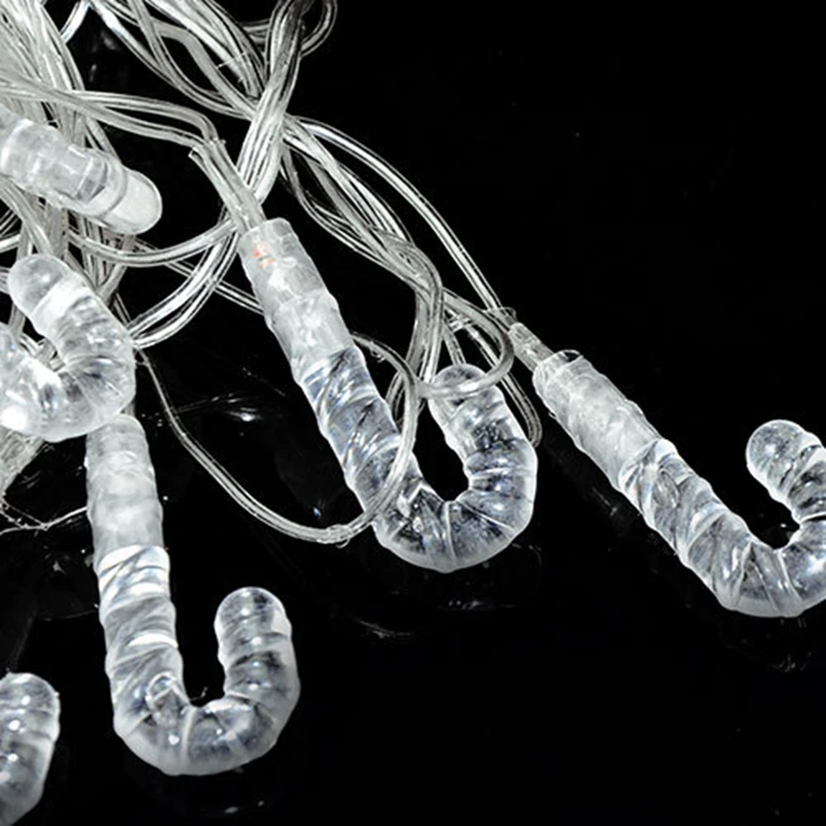 YINGTOUMAN Candy Cane лампа с европейской вилкой и американской вилкой 20LED 4 м светильник-гирлянда на Рождество, праздник, свадьбу, вечеринку, декоративный светильник ing 220 В/110 В