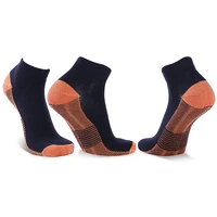 5 pairs unisex miracle copper compression socks anti vein professional ankle women men socks