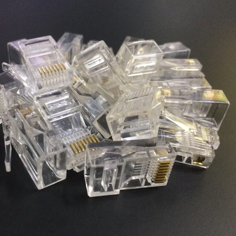 Сетевой соединитель Cat5 Cat5E 20 шт. металлический кабель Rj45 модульные штекеры