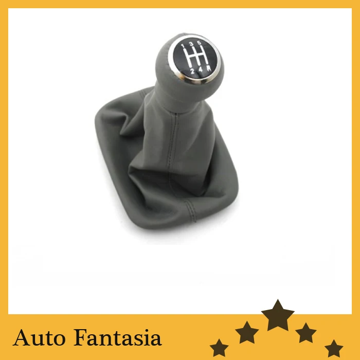 

Gear knob & shift boot (grey) -for Audi a6 c5
