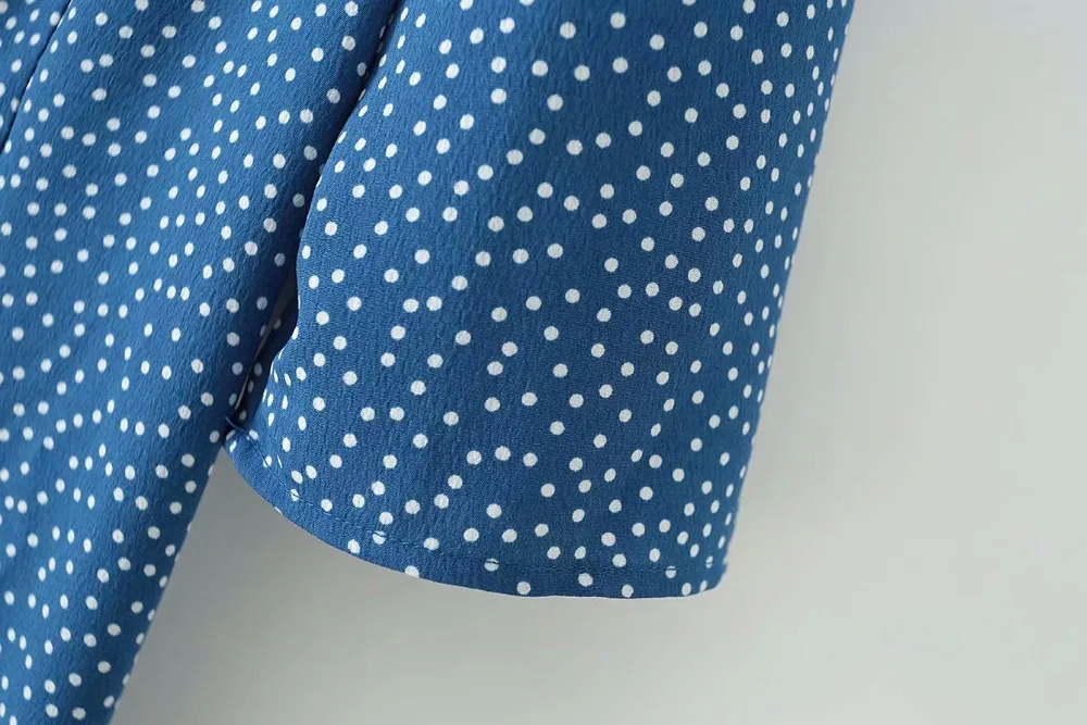 Сексуальные центральные значки миди платье темно синее анис точка женское