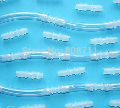 

10pcs 32mm Plastic Barbed Connector, Straight Tube Joiner, Hose Pipe Fitting, for Medical, Aquarium, Scientific use