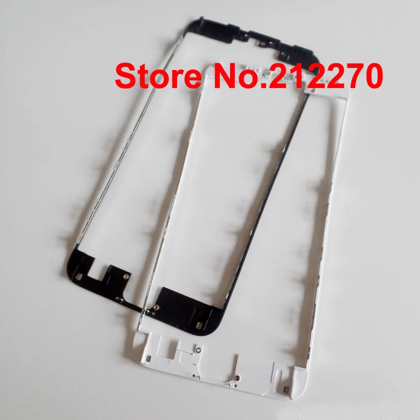 YUYOND New Front LCD Middle Frame Bezel With Hot Glue For iPhone 6S Plus 5.5&quot Replacement Parts Black/White | Мобильные телефоны