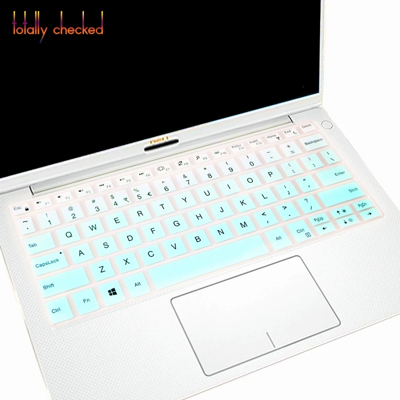 fademint Для Dell XPS 13 13-9370 13," 9370 и выпуска DELL XPS 13 9365 13,3" 13 9370 9380 13-9365 XPS13 силиконовая клавиатура кожного покрова - Цвет: fademint