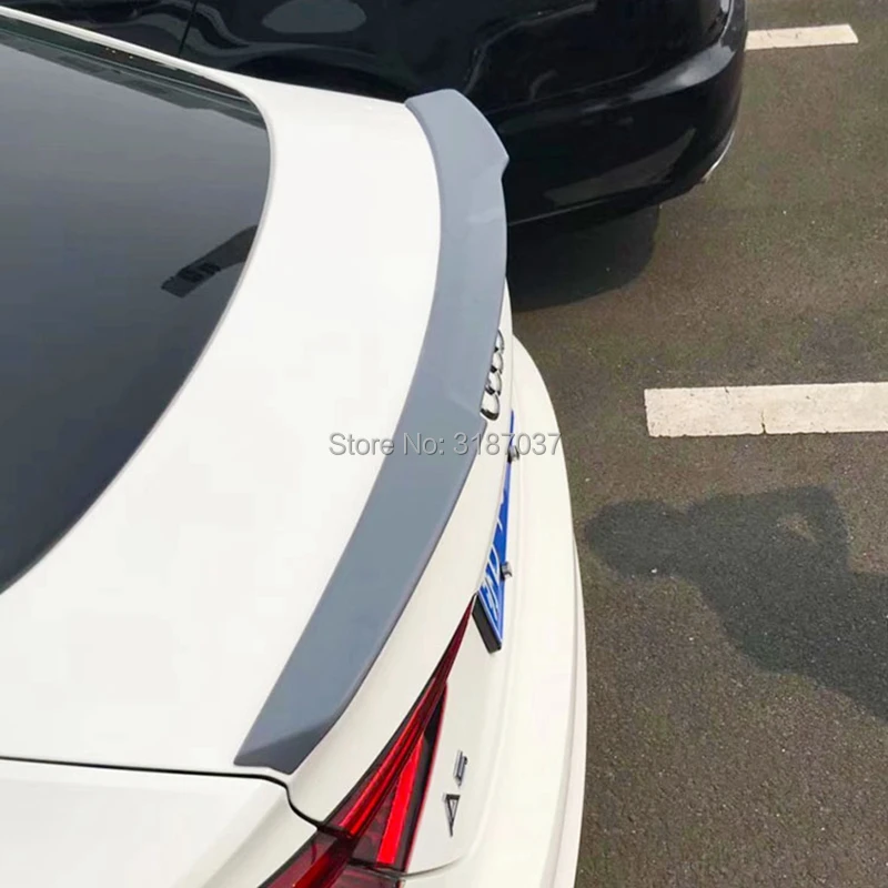 Для Audi A5 S5 спойлер 4 дверный 2015 2018 АБС пластик Неокрашенный задний на крыло крышу