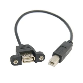 100 шт./лот 20 см USB 2 0 A гнездо панель крепление типа к стандарту B Мужской Принтер