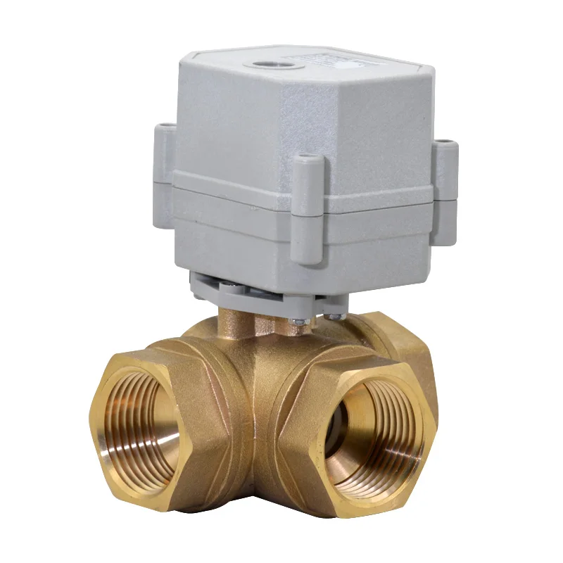 Новый 3 полосный 1 &quotDN25 12 V/24VDC 110 V/220VAC латунь нормально закрытый/положение