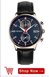 CHRONOS 1898 часы унисекс Роскошные повседневные мужские наручные часы с кожаным ремешком кварцевые часы Reloj Mujer