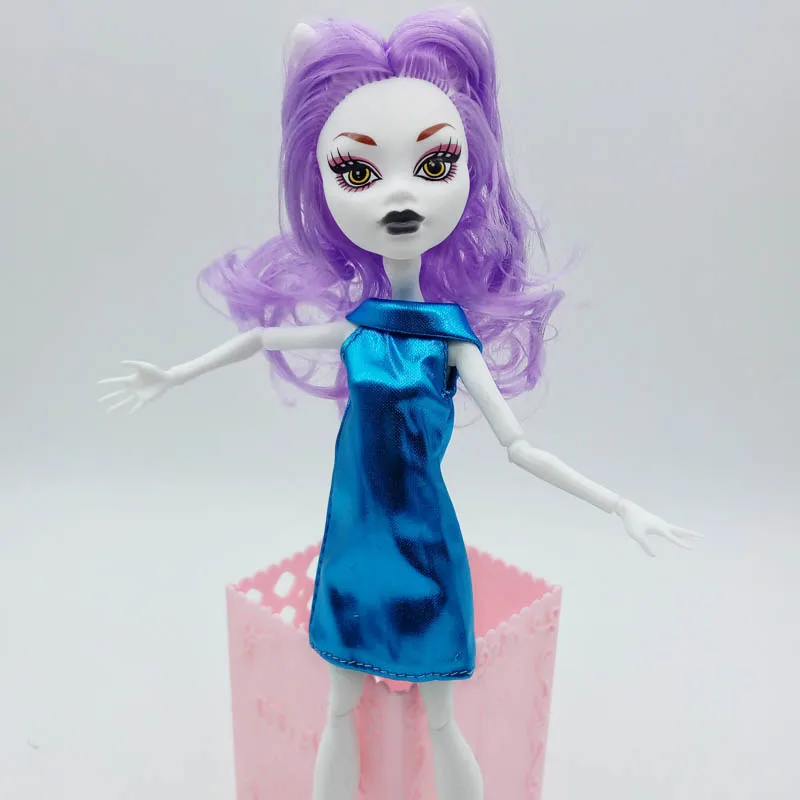 7 шт./лот, модная одежда для куклы Monster High, платья для вечеринок, Vestidos, Повседневная Одежда для куклы детские игрушки Monster High