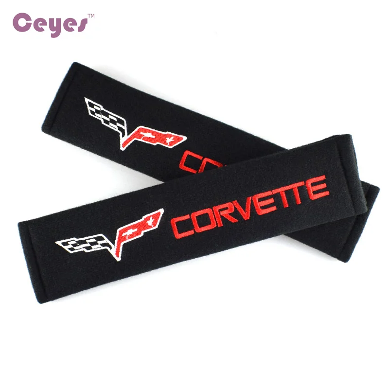 Чехол для ремня безопасности автомобильные эмблемы тюнинг чехол Corvette Chevrolet Sail Aveo