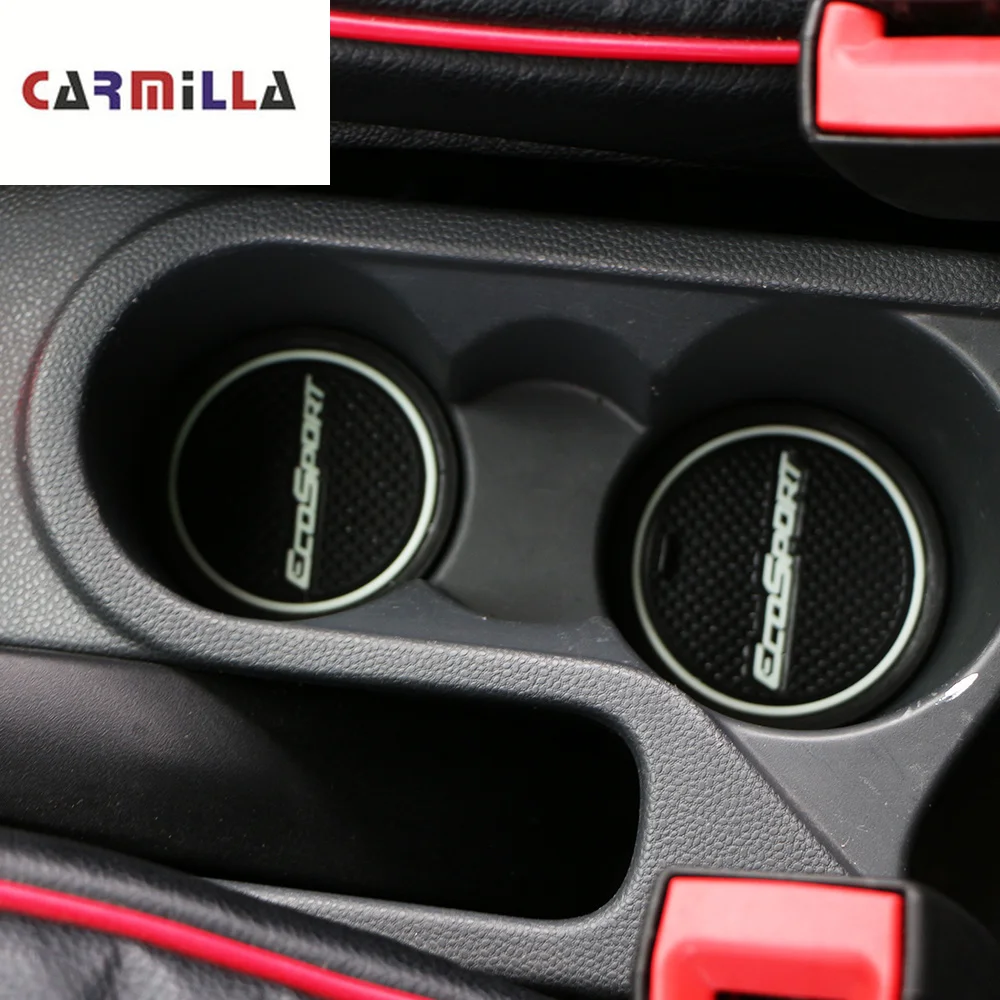 Автомобильный коврик для ворот Carmilla Противоскользящий двери резиновый чашки