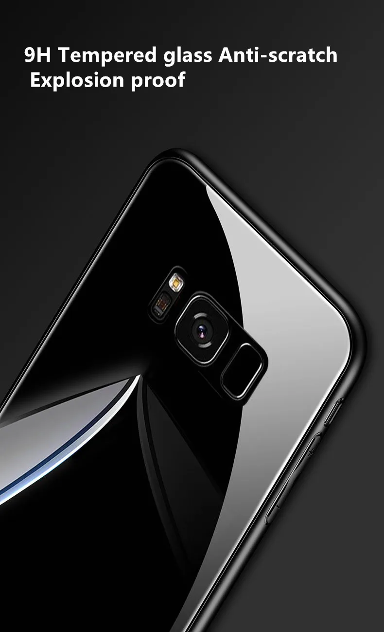 Магнитный поглощающий кольцевой держатель чехол для телефона Samsung Galaxy S8 S9 Plus Note 8 9