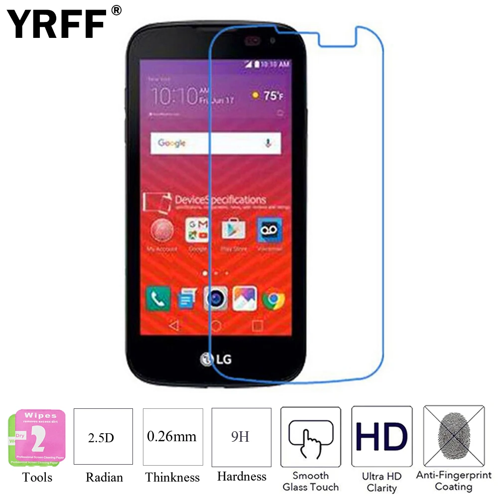 2 шт. защитное стекло 2.5D 0 26 мм 9H для LG K3 K4 K5 K7 K8 K10 K20 2017|screen protector|premium temperedglass protection |