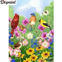 dispaint full squareround drill 5d diy diamond painting birds and flowers embroidery cross stitch 3d home decor a12896