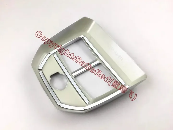 

ABS Pearl Chrome Interior Rear Air-Condition Vent Outlet Cover Trim For Peugeot 3008 2016 2017