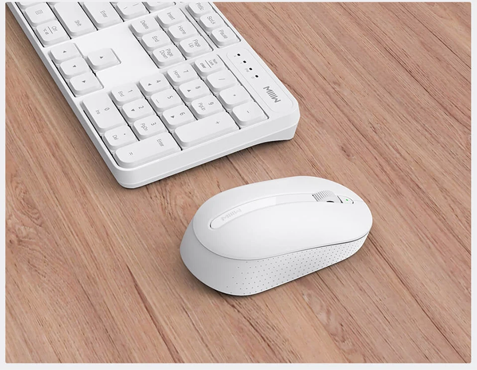 Xiaomi MIIIW RF 2,4 ГГц Беспроводная Офисная Клавиатура и мышь комплект 104 клавиш Совместимость Портативный USB клавиатура для Windows PC Mac