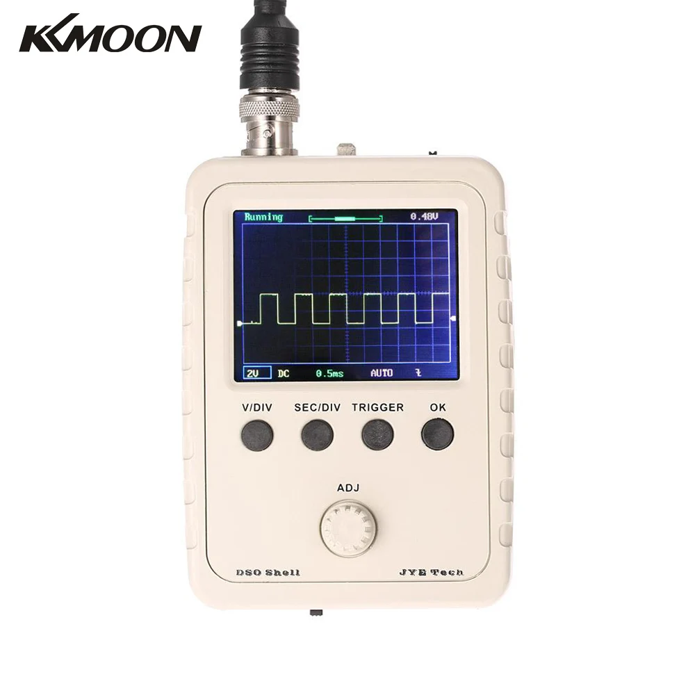 DIY цифровой осциллограф комплект Запчасти с Чехол СМД электронная обучающая 1MSa/s 0