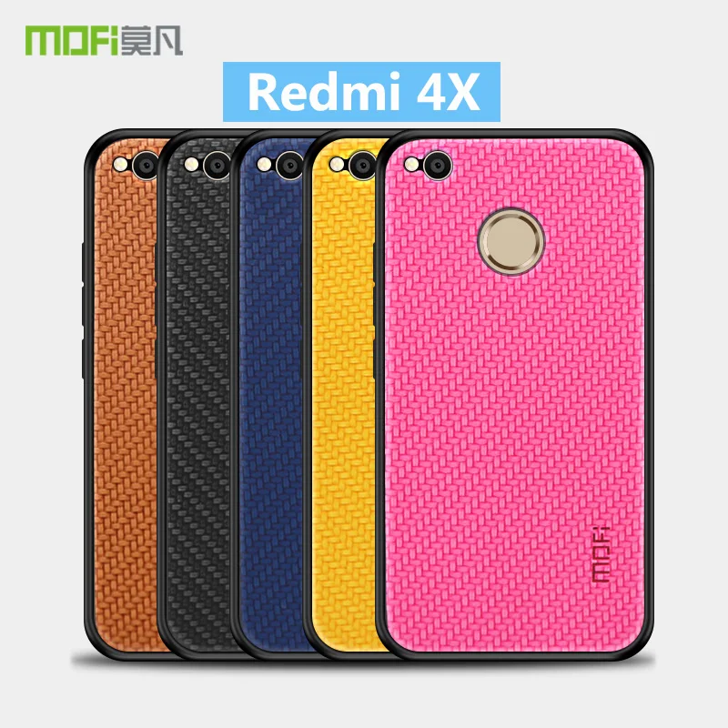Чехол серии MOFi Honors для Xiaomi Redmi 4X защитный чехол из ТПУ и поликарбоната с оплеткой