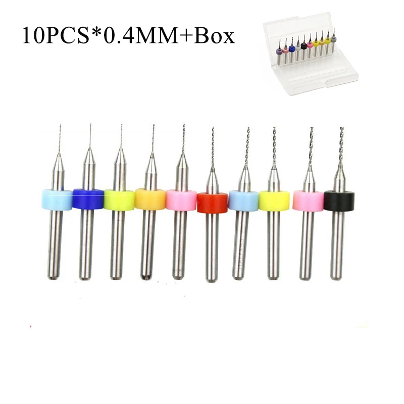 10 шт./компл. печатная плата из твердого сплава Карбид Микро сверла насадка для