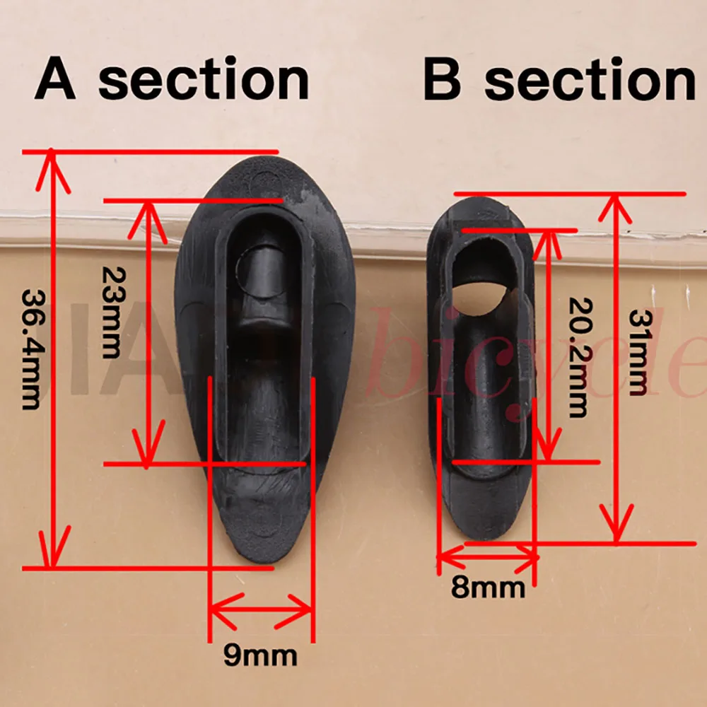 Bicycle Frame inner Embedded Brake Shifter Line Pipe Cable Tube Buckle Fixed Device Cycling Bike Single Hole Wire Tube Clamp