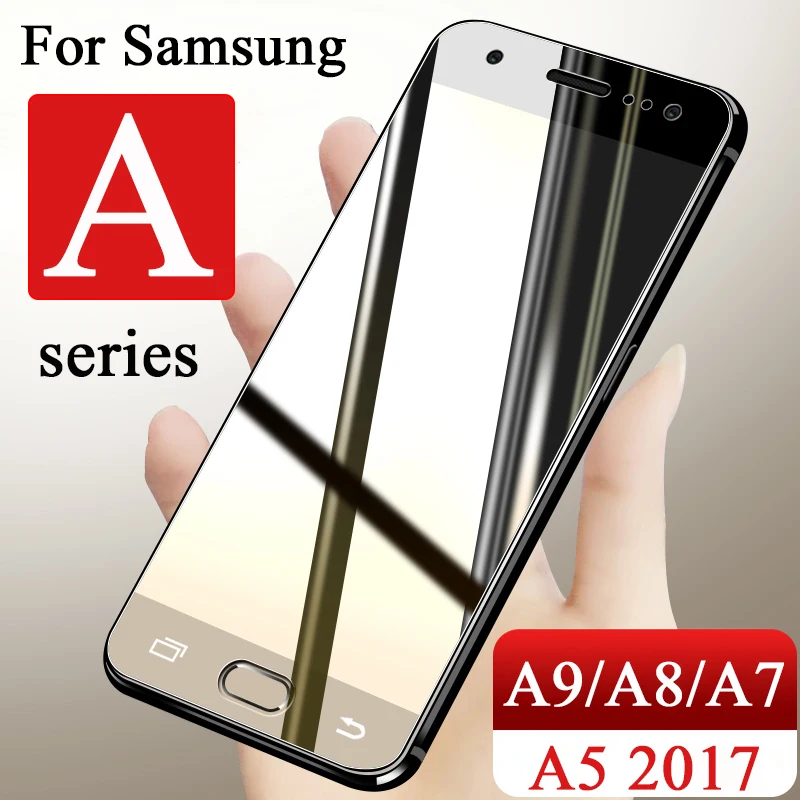 Защитное стекло для samsung galaxy a9 star a8 a7 a6 a5 plus 2018 2017 samsyng 9a 5a 7a a 9 8 7 5|Защитные стёкла и