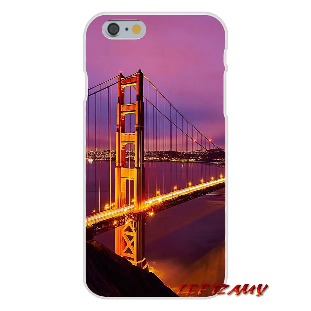 Аксессуары чехлы для телефонов iPhone X 4 4S 5 5S 5C SE 6 S 7 8 Plus California Golden Gate|Чехлы-накладки| |