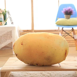 Potato Мягкие плюшевые подушки в виде овощей еда игрушки брокколи маленькая зелень китайская капуста картофель реалистичные реквизит декор друг подарок - Цвет: Potato