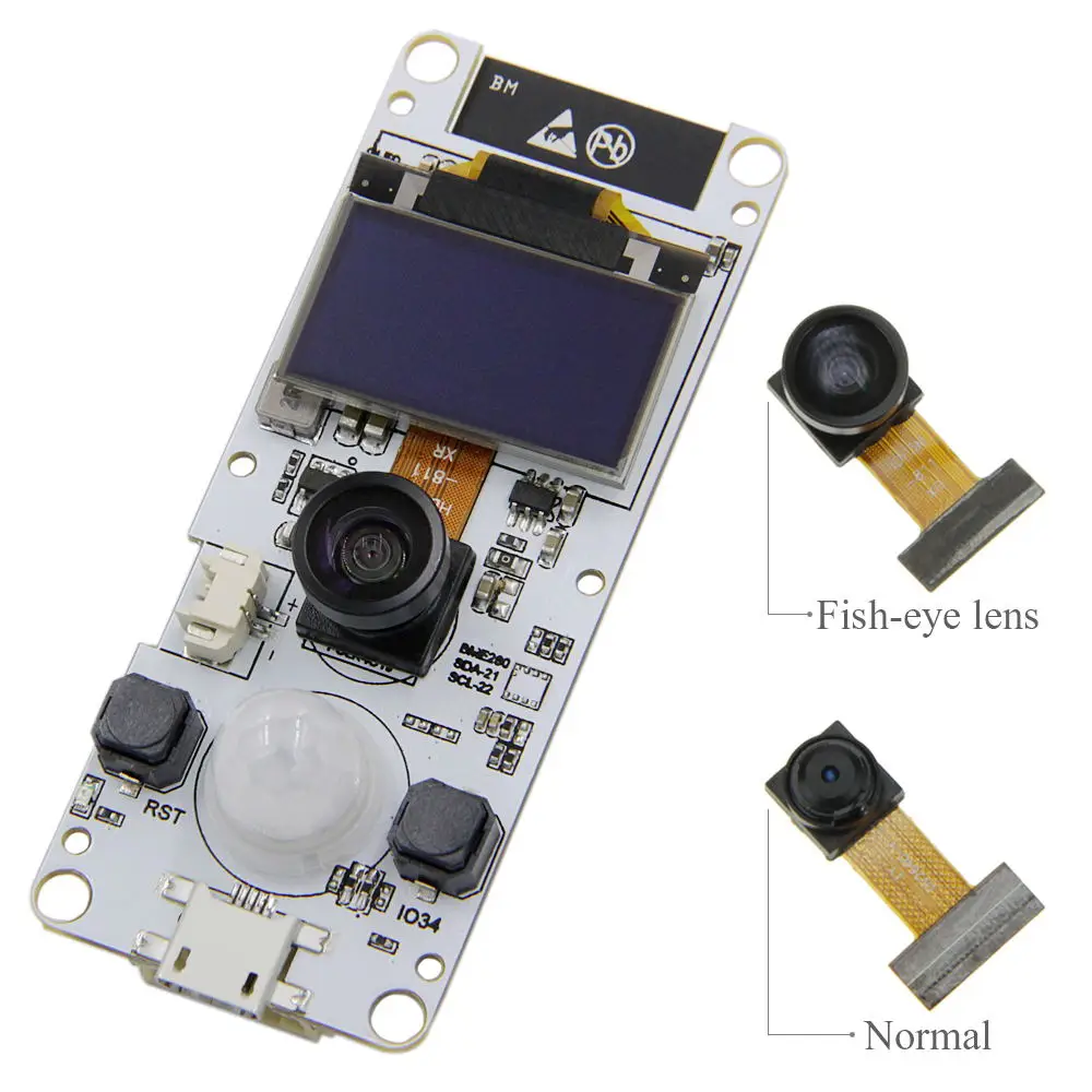 TTGO T Camera ESP32 wroover & PSRAM модуль камеры WROVER B OV2640 0 96 OLED|Печатные платы| |