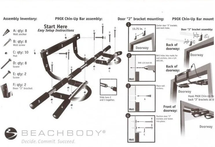 Дверь горизонтальный бар вытяжка устройства двери параллельные бары подбородок