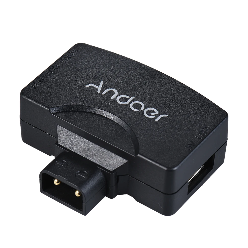 Разъем адаптера Andoer D Tap 5 в USB для V Mount видеокамеры аккумулятор BMCC iPhone X 8 7/6/6plus Samsung