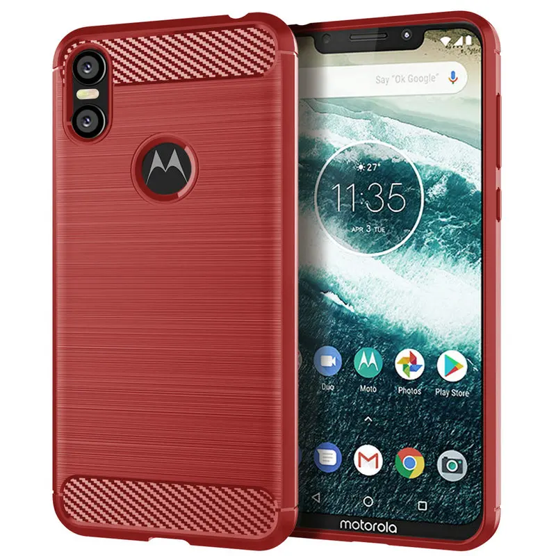 Противоударный чехол для Motorola One P30 Play Moto Power Note армированный задняя
