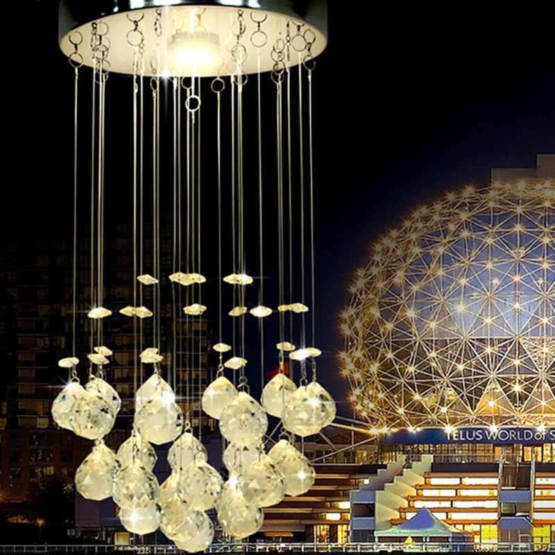 Современные хрустальные люстры светодиодные светильники для коридора освещение