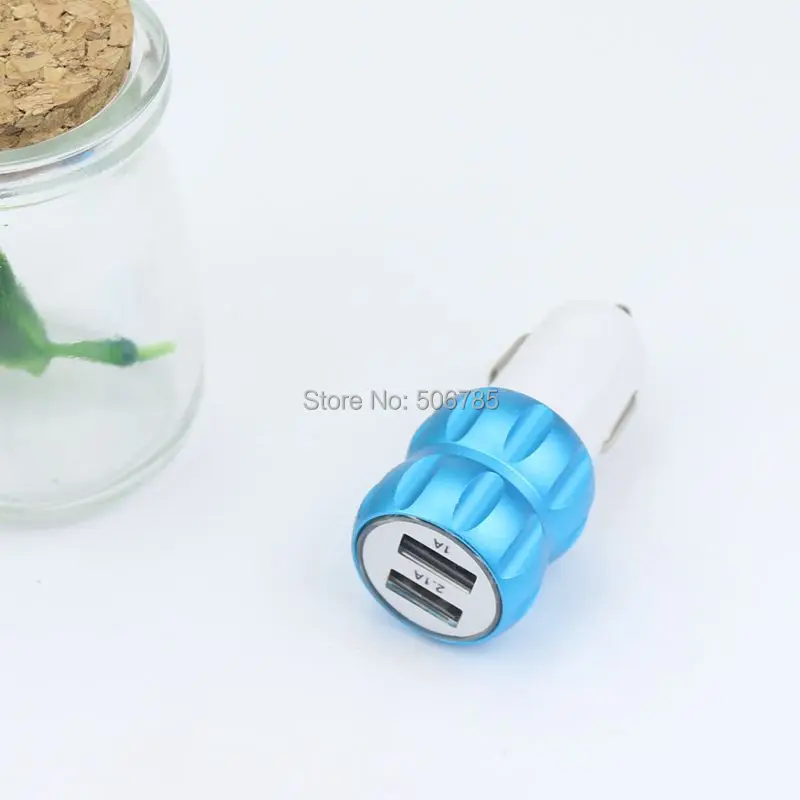 SZAICHGSI 500 шт алюминиевый сплав Универсальный 2.1A + 1A двойной usb порт автомобильное