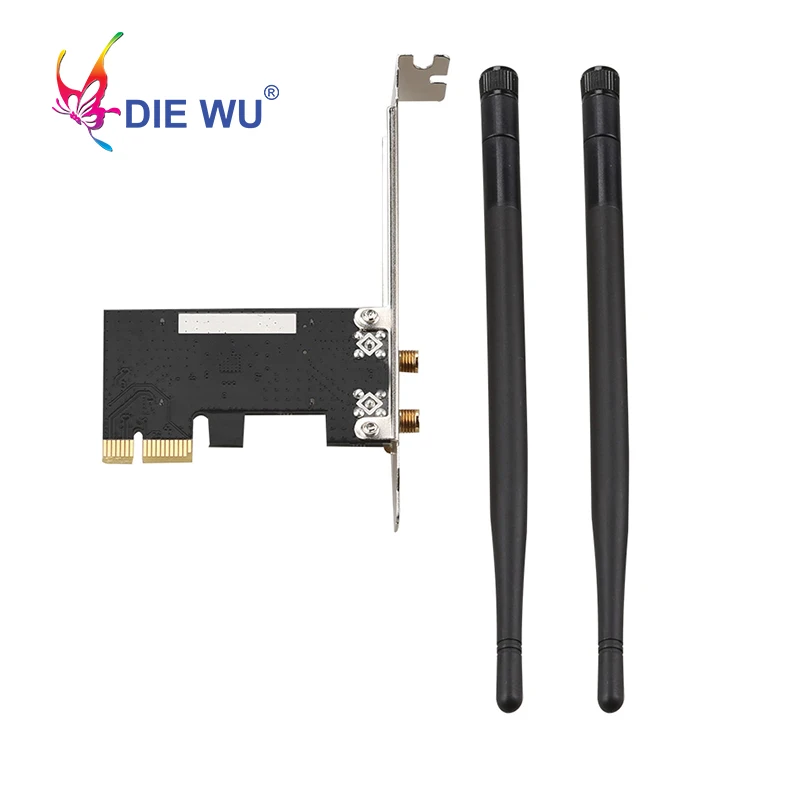 Беспроводной Wi Fi адаптер DIEWU 300M сетевая карта с ресивером Realtek 8192 2 дБ