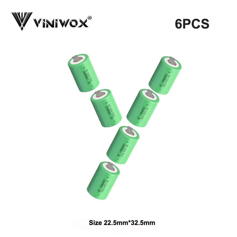 1200mAh Ni CD 4/5SC 1 2 V электрические аккумуляторные ячейки игрушка фонарик беспилотный