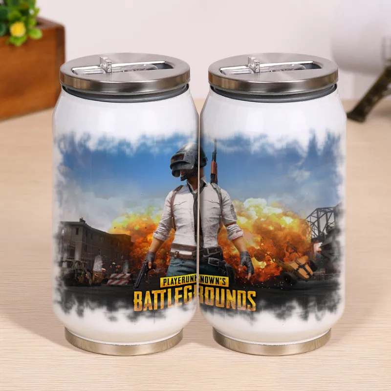 Новая чашка для воды PUBG облегчающая боль баночки напитков из нержавеющей стали