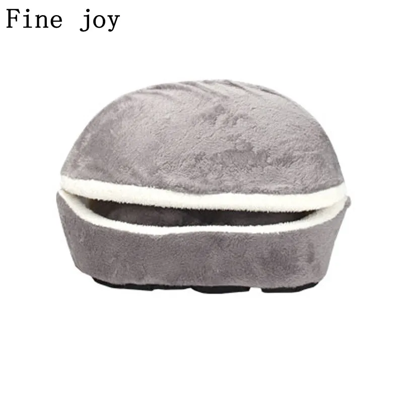 Fine joy теплая кровать для кошки домик животных диванчики собак маленьких кошек и