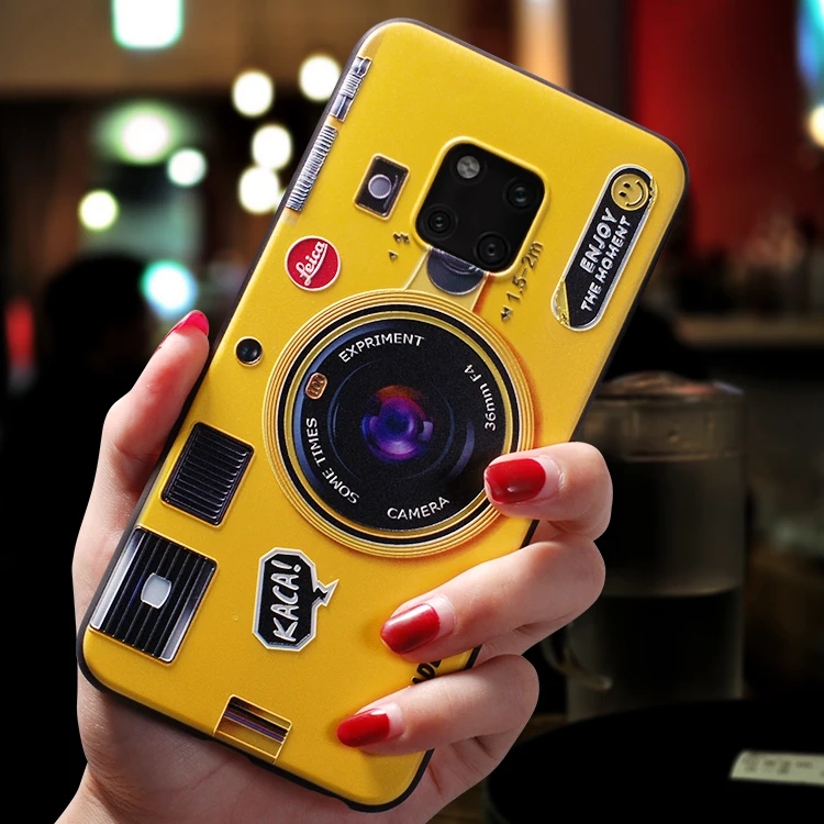 Huawei mate 20 pro задняя крышка высокого качества 3D рельеф мягкая 20X чехол матовый