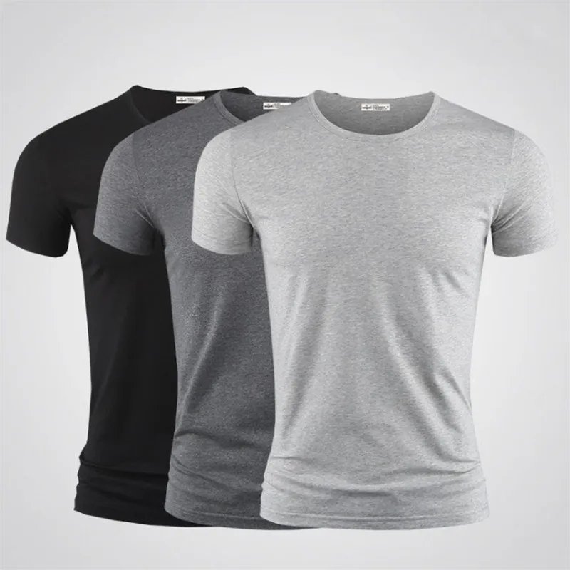 

Basic T Shirt 3 Pcs/ Pack Cotton Short Sleeve T Shirt Men High Quality Slim Fashion For Men Camisetas Hombre Manga Corta Ds50690