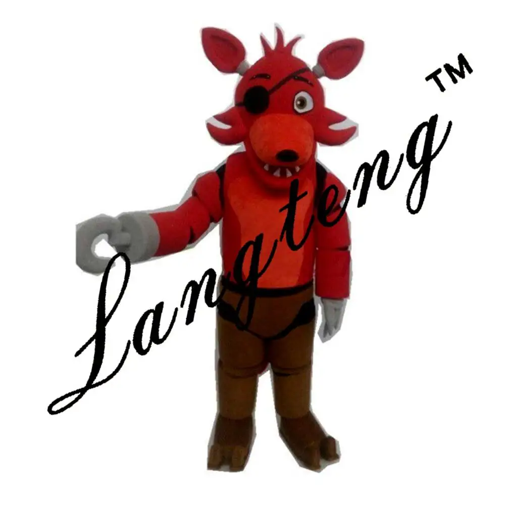 Five Nights At Freddy's Fnaf жуткая игрушка Красный Лисий маскоты костюмы для взрослых Рождество Хэллоуин наряд 2019New - Цвет: Красный