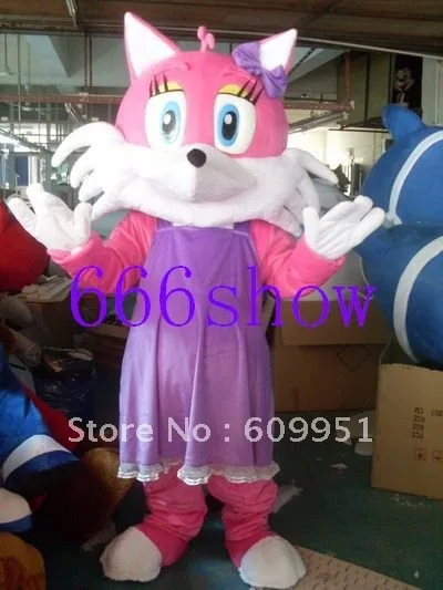 Hot sale! mascot costumes woman fox for sale Animal carnival costume Halloween Dress kids party free shipping | Тематическая одежда
