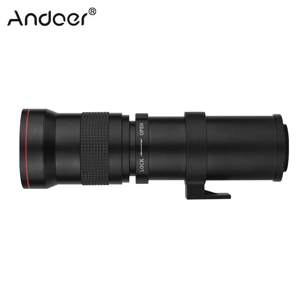 

Супер руководство к телефото объектив с зумом для камеры 420-800 мм F/8,3-16 T-Mount с EF/EF-S адаптер кольцо для Canon EOS DSLR камеры