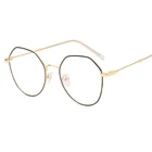 Новинка 2018, металлические оправы для очков, женские нестандартные Оправы для близорукости, женские очки с точным цветом, подходящие для близорукости, мужские очки